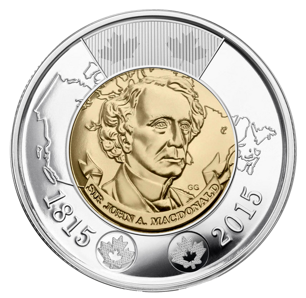Canadian $2.00 | 2015 | John A. Macdonald