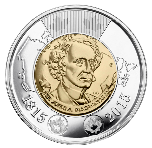 Canadian $2.00 | 2015 | John A. Macdonald