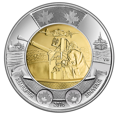Canadian $2.00 | 2016 | Battle of the Atlantic