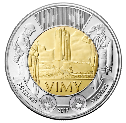 Canadian $2.00 | 2017 | Battle of Vimy Ridge