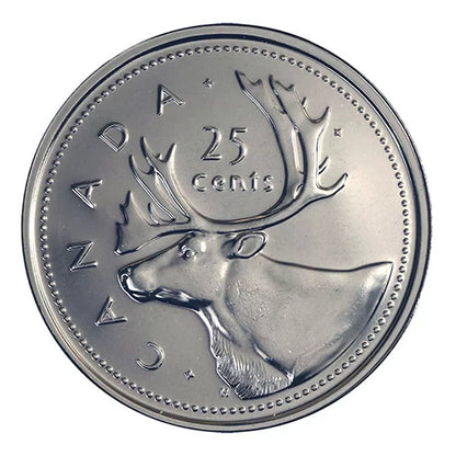 Canadian $0.25 | 2000-present | 94% Steel, 3.8% Cu, 2.2% Ni Plating